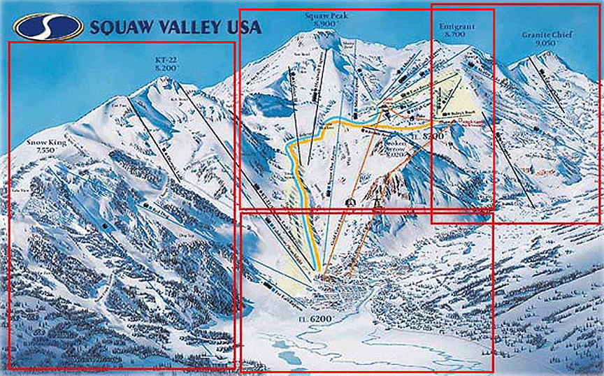 Squaw Valley  
Trail Map